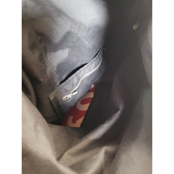 Fatboy Bag Mens Medium M Black Metallic Soul Canvas Adjustable Strap Zipper Tote - Picture 13 of 14